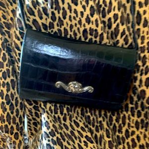 Brighton Croco Leather crossbody wallet/purse